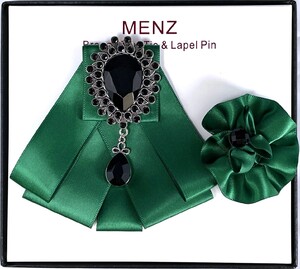 BOWTIE LAPEL COMBO BLC-EMERALD